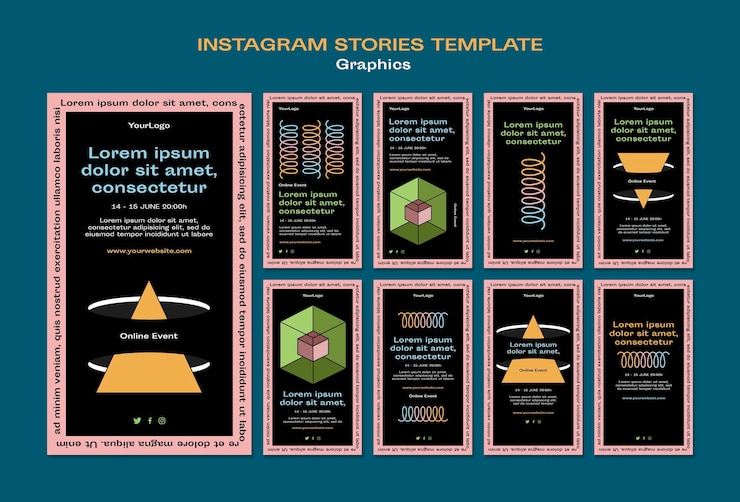 PSD graphics instagram stories