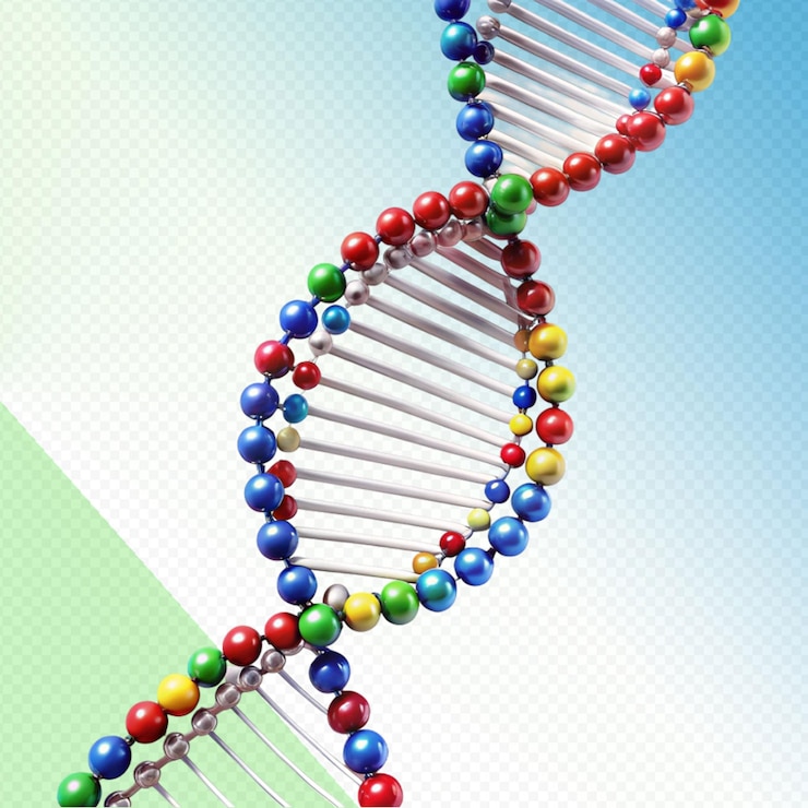 PSD 透明な背景に描かれたdna