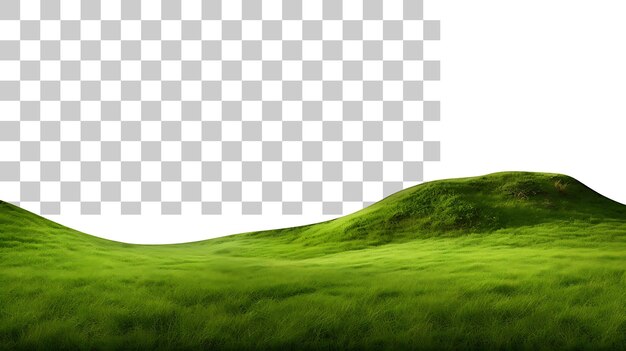 PSD grass hill landscape cutout