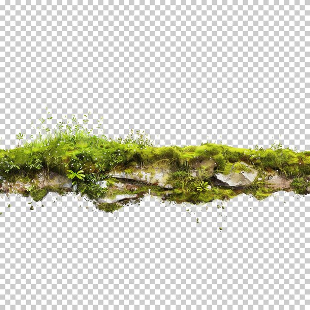 PSD grass isolated on transparent background