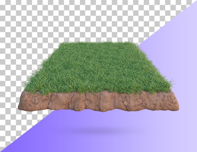 Травяной подиум. реалистичная трава