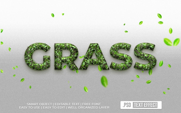 Grass_text_style_effect_psd