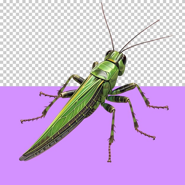 Grasshopper isolated object transparent background