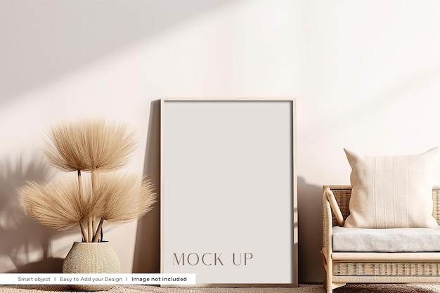 Gratis frame mock-up voor poster