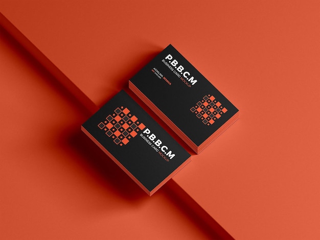 PSD gratis model van een psd-businesscard