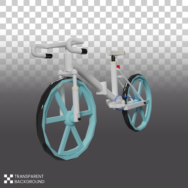 PSD gratis psd 3d witte futuristische fiets