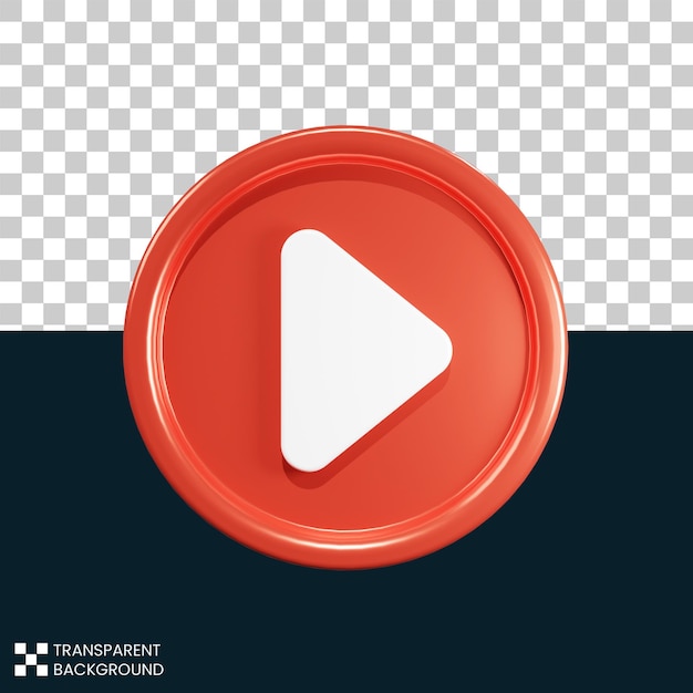 Gratis PSD Bestanden 3d speelpictogram geeft rode achtergrond weer