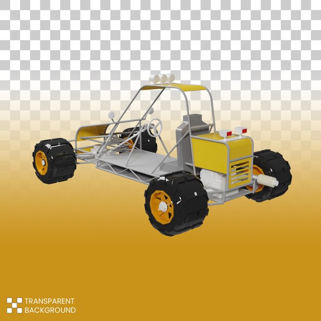 PSD gratis psd bestanden offroad auto met transparante achtergrond. 3d-rendering - illustratie