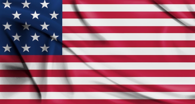 Gratis PSD Bestanden Vlag van Amerika stof achtergrond luxe textiel