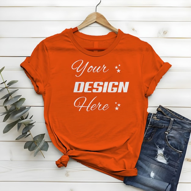 PSD gratis psd eenvoudige zwarte tee mockup ontwerp