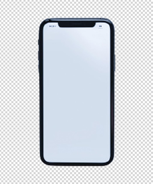 PSD gratis psd psd realistisch mobiel apparaat geïsoleerd op transparante achtergrond u kunt gebruiken voor uw mockup