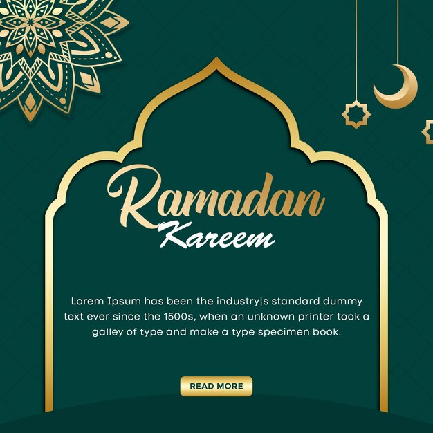 PSD gratis psd ramadan kareem flyer-sjabloon