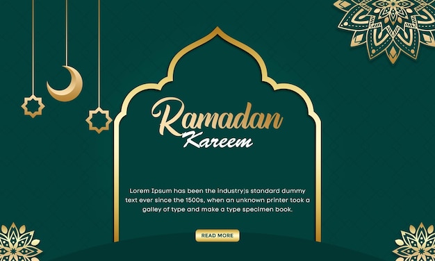 PSD gratis psd realistische ramadan achtergrond