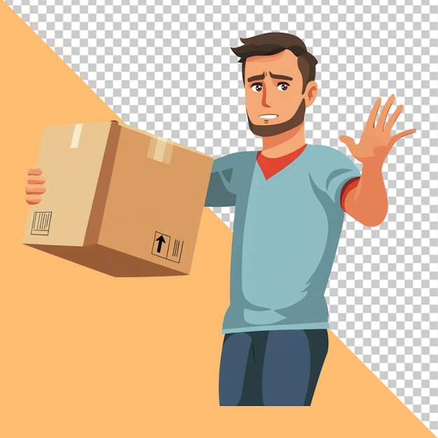 Gratis verzenddag PNG PSD illustratie
