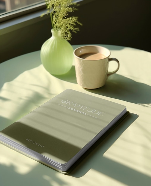 Gratitude diary mockup