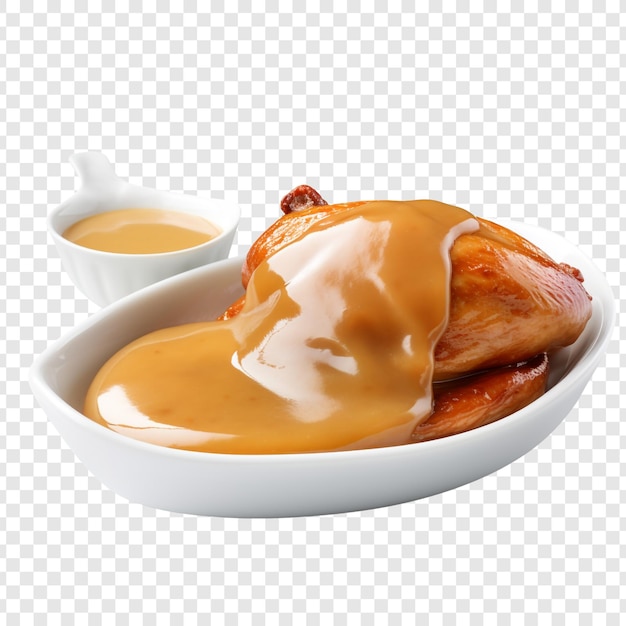 PSD gravy isolated on transparent background