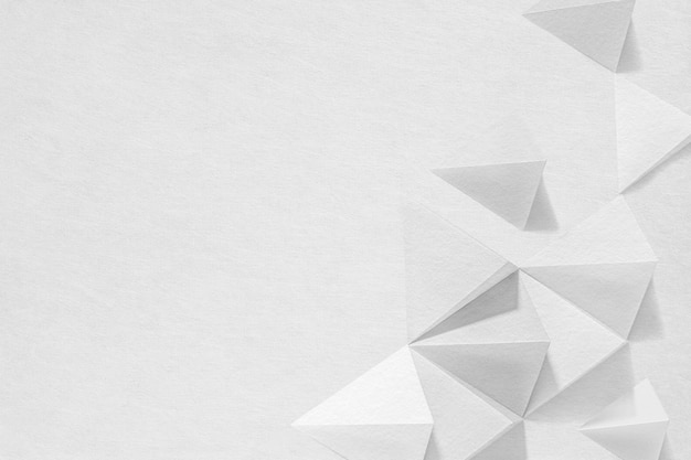 Gray geometric paper craft design background