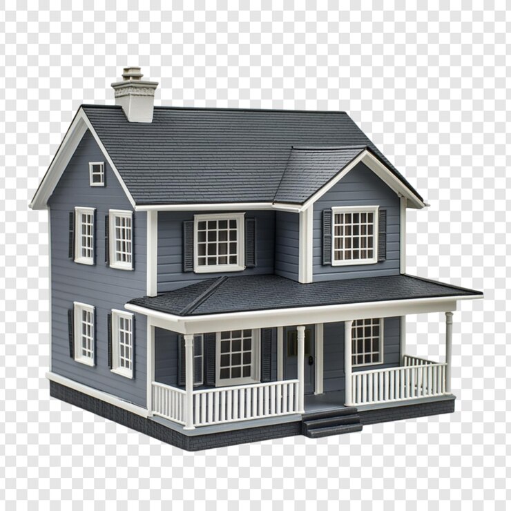 PSD gray house model home sweet home dream house new home real estate property