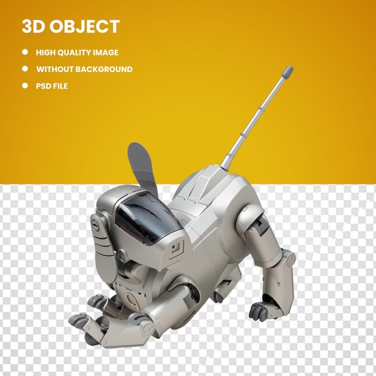 PSD gray robotic dog