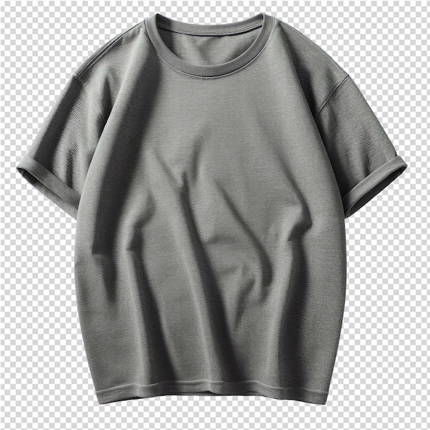 PSD a gray shirt with a gray design on the front and the bottom right