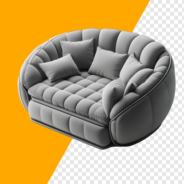 PSD gray sofa psd