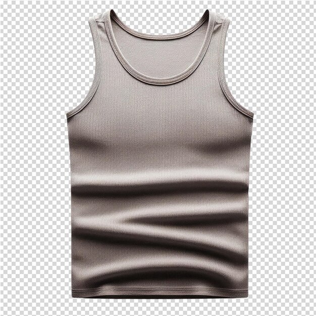 PSD a gray tank top with a black tank top that says tank top