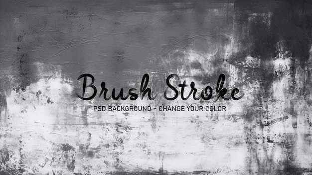 PSD gray white minimal brush stroke brush watercolor oil draw paint decoration background