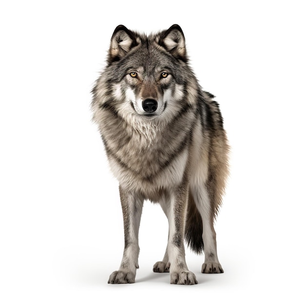 PSD 灰色のオオカミ