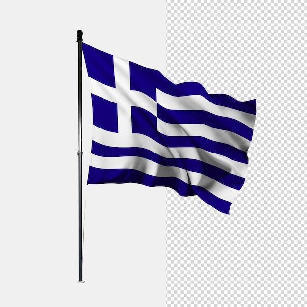 PSD greece flag