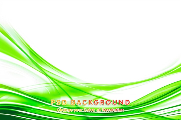 PSD green abstract background for your business artwork