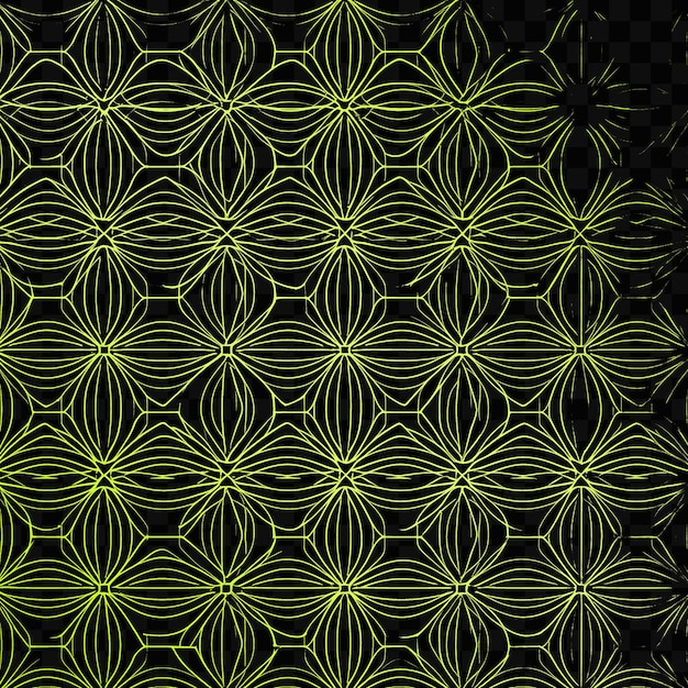 PSD a green abstract design with a black background