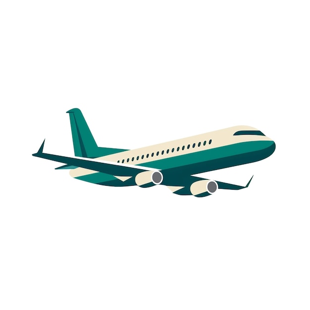 PSD green airplane icon