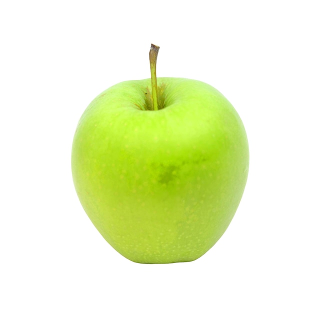 PSD green apple without backrground