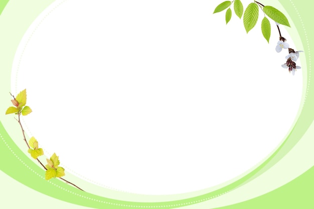 PSD green background template