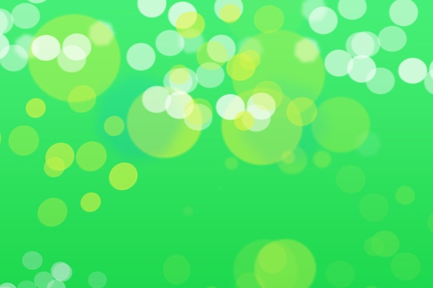 PSD green background with a bokeh psd