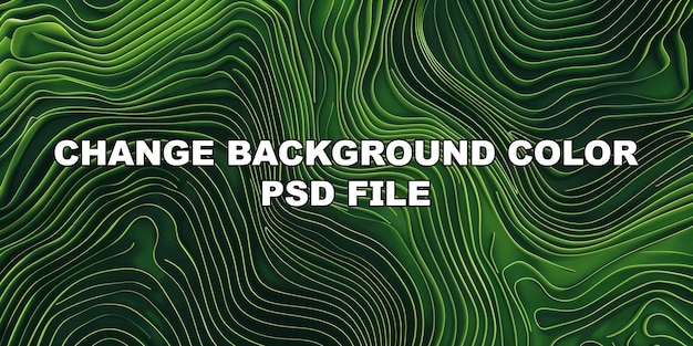 PSD a green background with a lot of lines and dots stock background