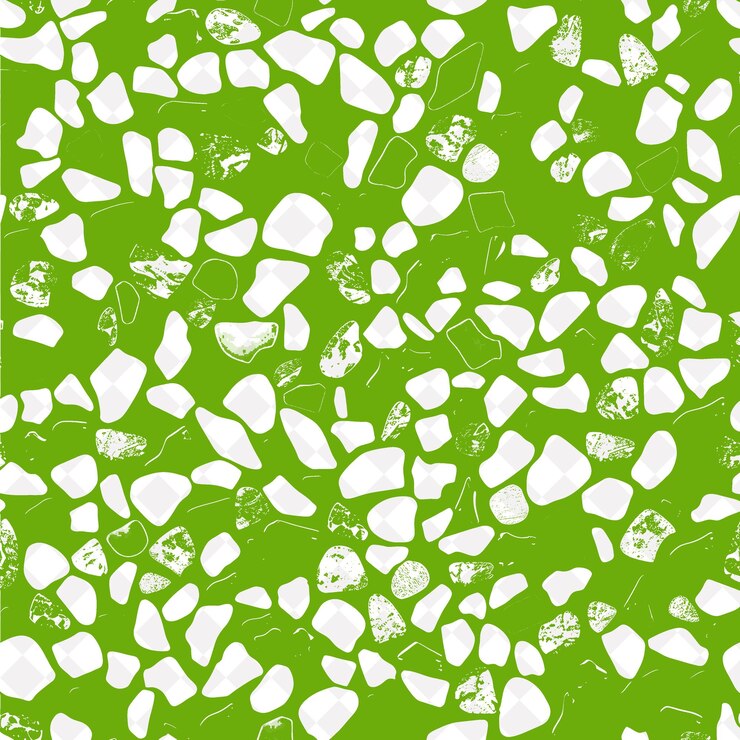 PSD green background with white stones and the word love on it