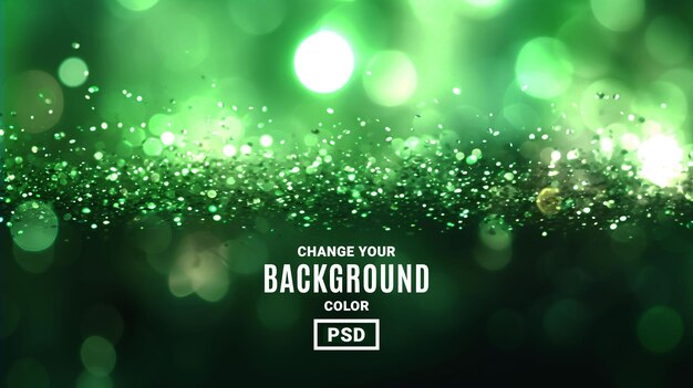 PSD green background