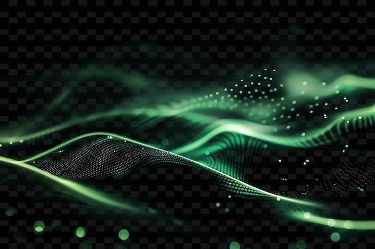 PSD a green and black abstract image of a green and black abstract fractal background