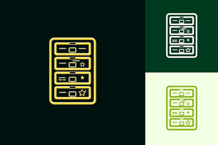 PSD a green and black background with a phone and a green and yellow button