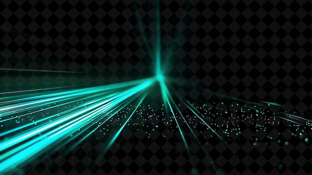 PSD a green and blue light background with particles and stars