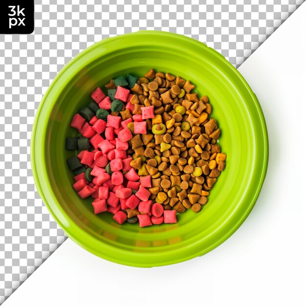 PSD a green bowl with candy and a bowl of candy