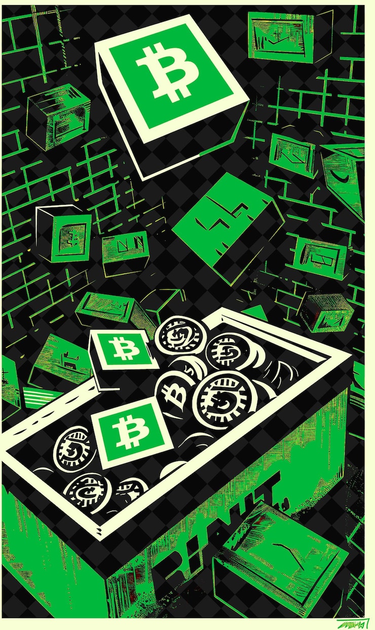 PSD a green box with the word quot b quot on it