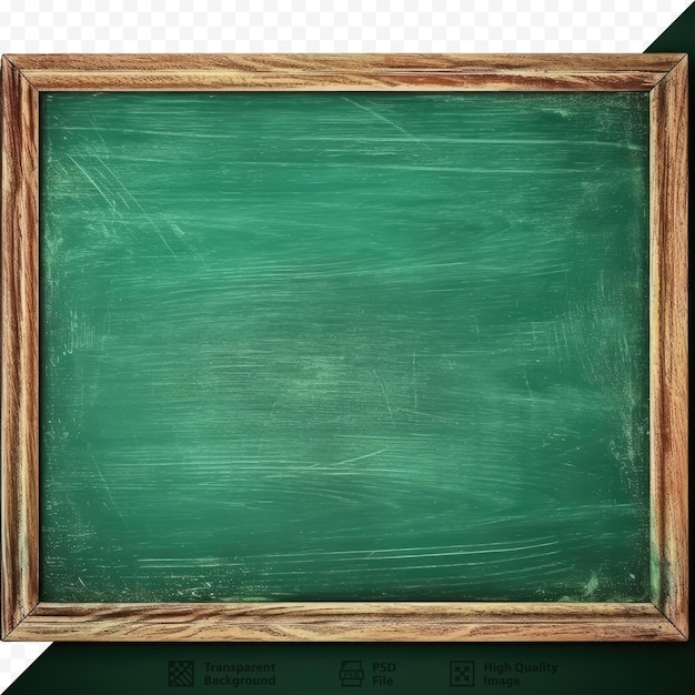 PSD green chalkboard