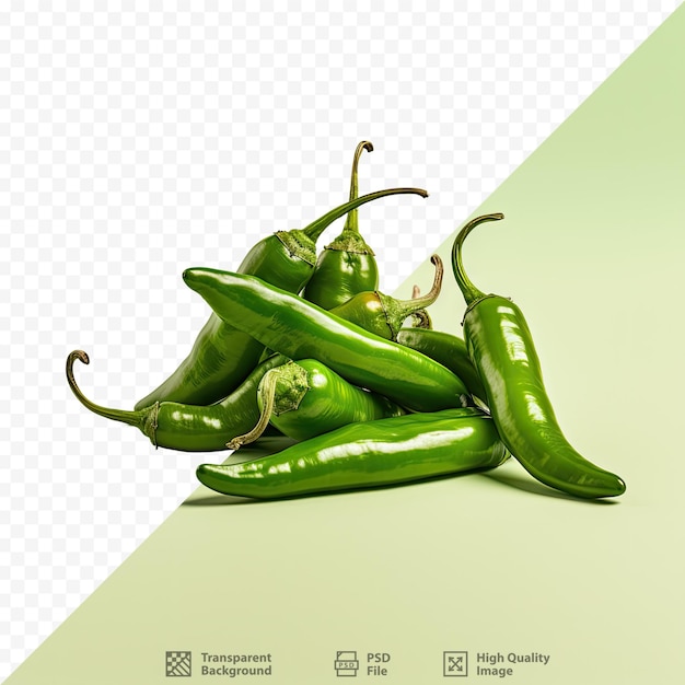 PSD peperoncino verde affettato