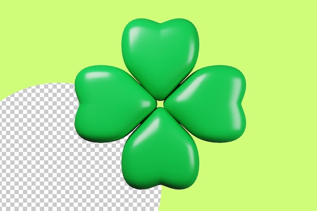 Green clover leaf for st patricks day