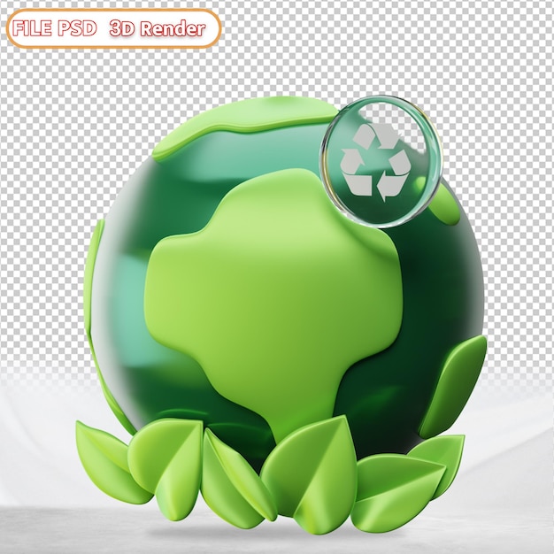 PSD green earth