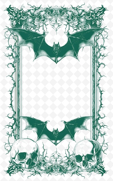 A green frame with a heart on it