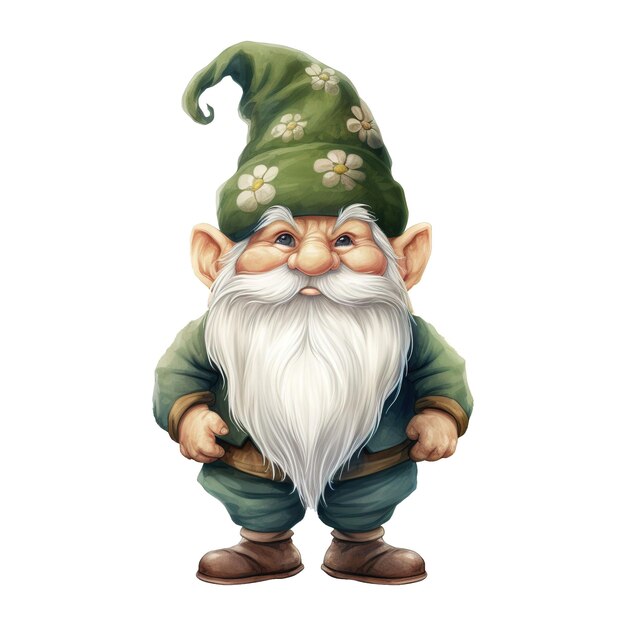 PSD green gnome