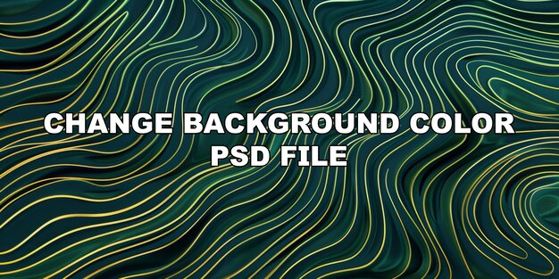 PSD a green and gold striped background with a gold and green line stock background